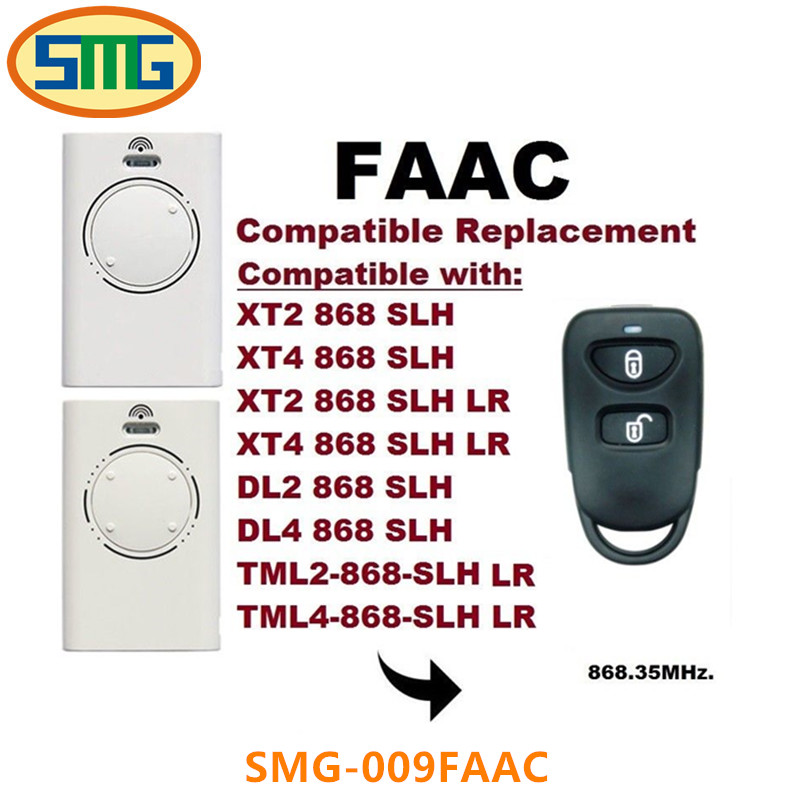 3x Télécommande FAAC XT4 868 SLH LR