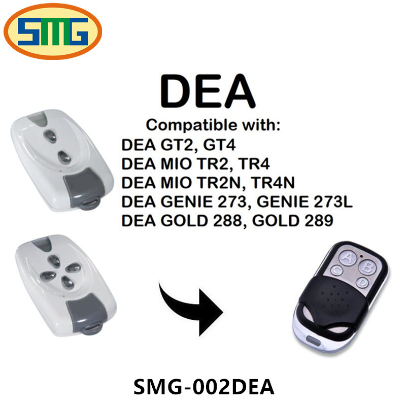 DEA GENIE Grey MIO TR2 TR4 273 Replacement Remote Control Garage 433.92 MHz 