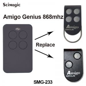 Replace GENIUS AMIGO 868 MHZ Transmitter Fob for Automated Gates 3