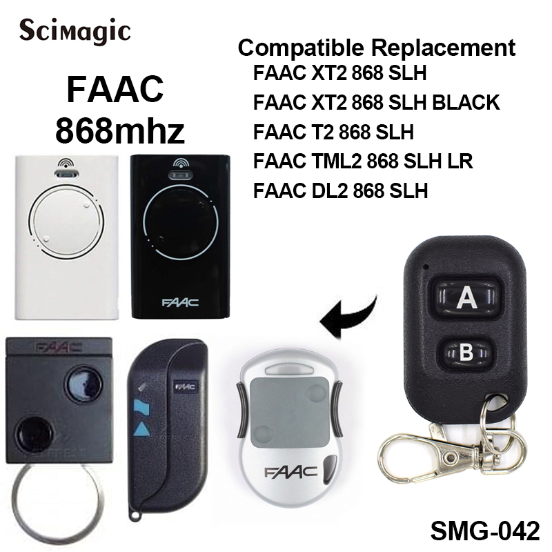 GBS 2806 Smart Open Télécommande copieuse compatible Rolling Code pour FAAC  868,36 Mhz
